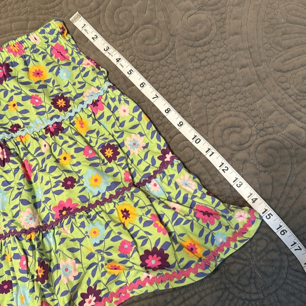HANNA ANDERSSON Floral Print Skirt. Size 6-7 - Picture 4 of 7